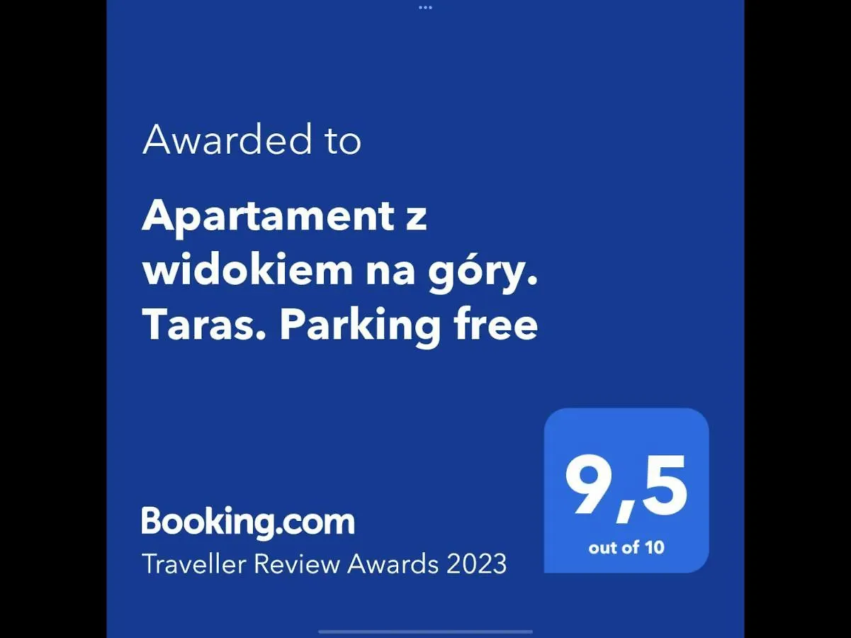 Apartament z widokiem na góry. Taras. Parking free Zakopane 0*,